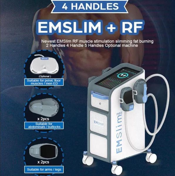 

directly eefective ems therapy slimming vertical 2/4/5 handles emslim neo high intensity focused electromagnetic build muscle body sculpting