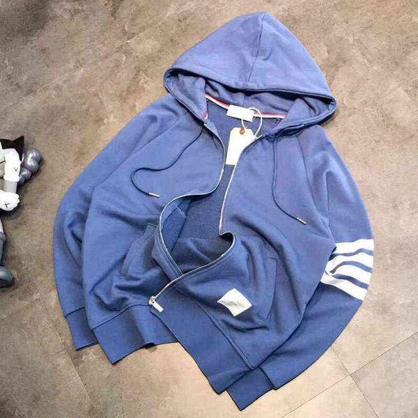 

spring sweater men's women's stripe casual loose bar hoodie going out, Black