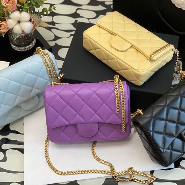 

original quality diamond lattice 2022 mini flap bag designer women sheepskin cross body s as3113 luxuries designers shoulder chains