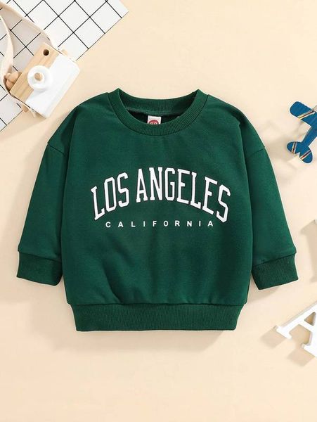 

baby letter graphic sweatshirt she, Black