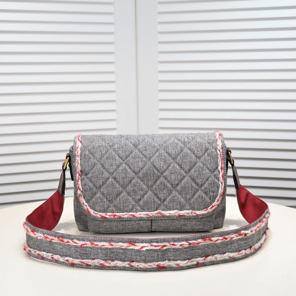 

designer letter classic bag cotton fabric shoulder bags soft handbag luxury fashion