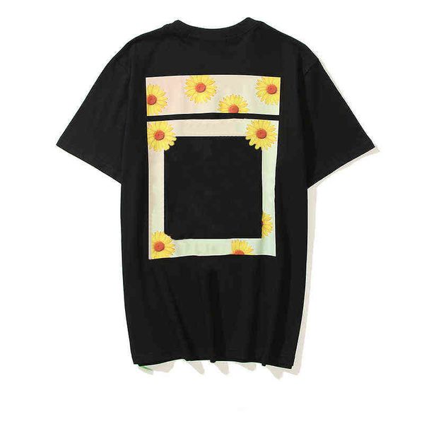 

23ss womens mens designers t shirts summer loose tees fashion white man s casual shirt luxurys clothing street shorts off sleeve clothes emr, White;black