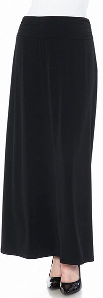 

women and plus size maxi skirt small-5x g4fx#, Black