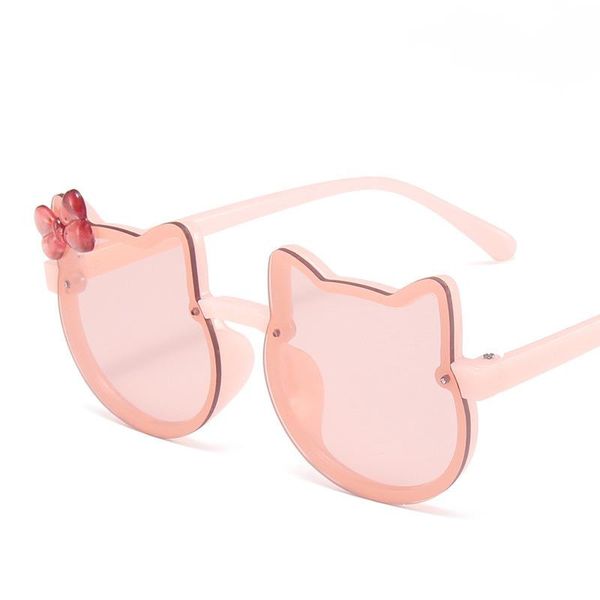Mode Cartoon Kitty Sonnenbrille für Kinder Jungen Mädchen Ourdoor Kinderbrille mit UV400-Schutz 220705
