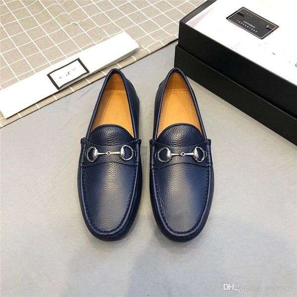 

g1 fashion designer luxurious men's loafer casual suede shoes one-step green penny loafers formal wear office business wedding mens lea, Black