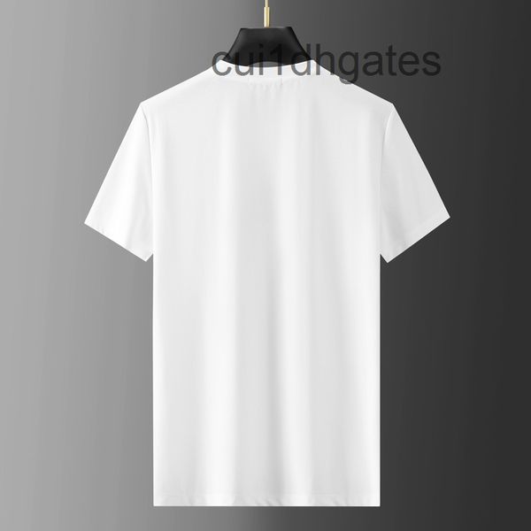 

2022 designer b br t shirt light luxury simple european mercerized cotton men's short sleeved t-shirt new summer fashion brand clothes, White;black