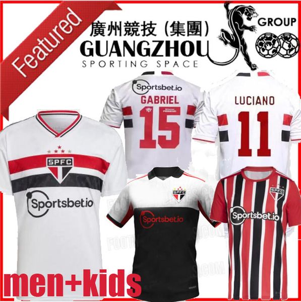 

22/23 sao paulo soccer jersey hi aome pablo danlves luciano shirt luan igor gomes brenner 2022 2023 home away third football uniform, Black;yellow