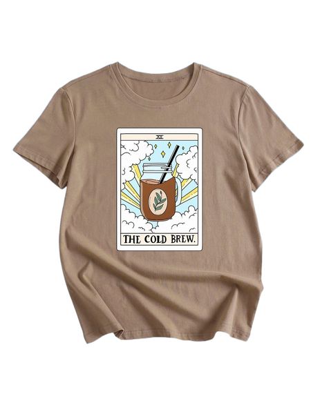 

romwe x oasis print collection letter graphic tee e1x5#, White