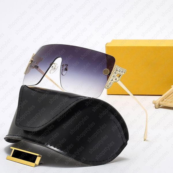 Neue Luxus Marke One Piece Quadrat Sonnenbrille Für Frauen Top Qualität Vintage Übergroßen Flügel Metall Rahmen Sonnenbrille Männer Hip hop Brillen 6 Farben