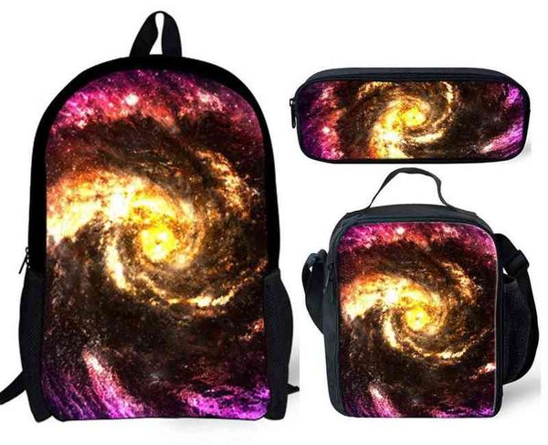 HBP Três peças Design Backpack Lápis Saco de lancheira pode ser encomendado 220804