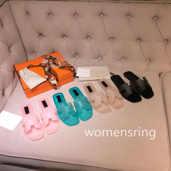 

2022 om-shipping new classic fashion summer slippers female leather platform comfortable shoes high heel sandals beach flat bottom 35-42, Black