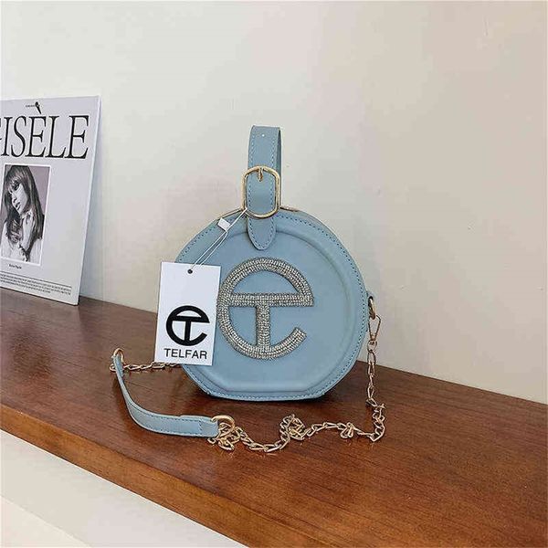 

85% off shops round cake fashionable popular high texture inlaid chain messenger 2ap
