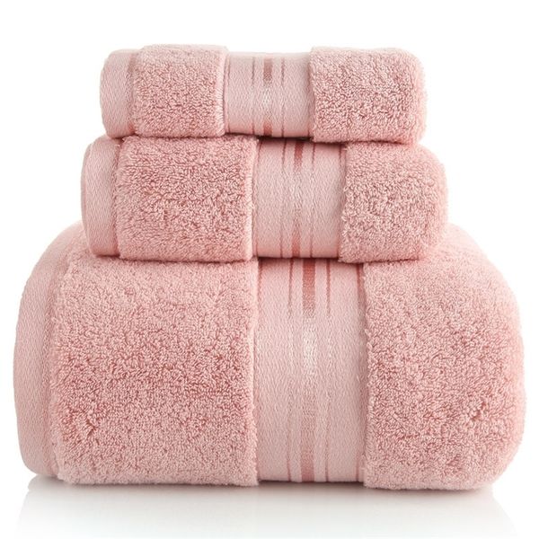 Полотенце толстые полотенцы для ванны мягкие супер впитывающие большие взрослые полотенца 3 ПК