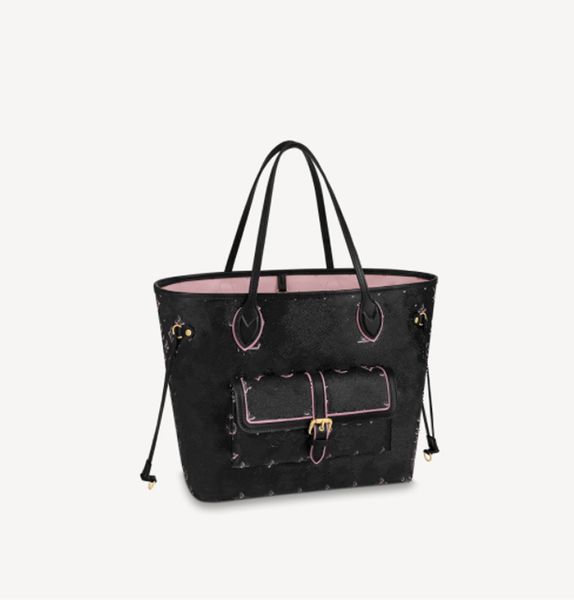 

welfare 2022 new m46137 mm luxury designer purses genuine leather women tote bags purse fashion shoulder bags 2 piece set 5a high quality