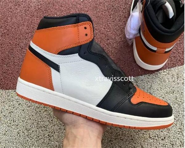 

version jumpman 1 1s high og shattered backboard basketball shoes black starfish sail outdoor running trainers size 36-47.5