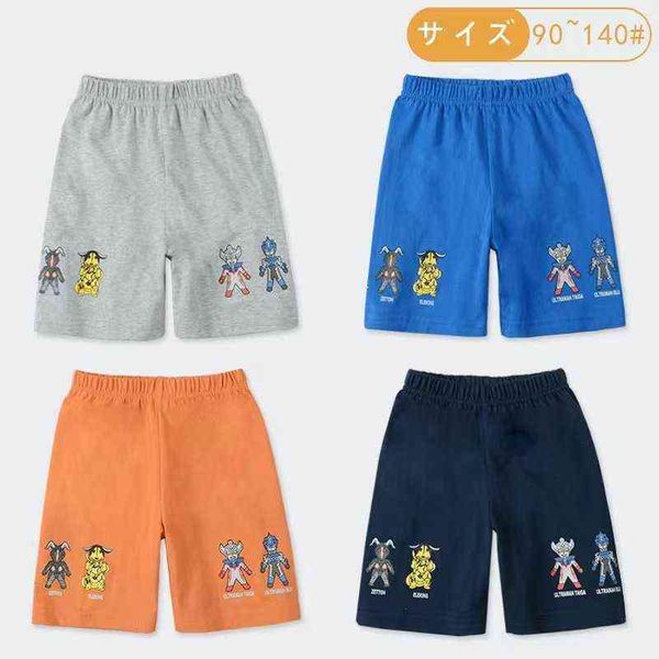 

men's shorts boys' shorts summer outer wear boys' pure cotton thin quarter pants middle and big altman casual, White;black