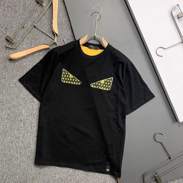 

men's t-shirts designer new 2022 spring casual men's wear little monster pattern pullover short sleeve youth fashion collar t-shir, White;black