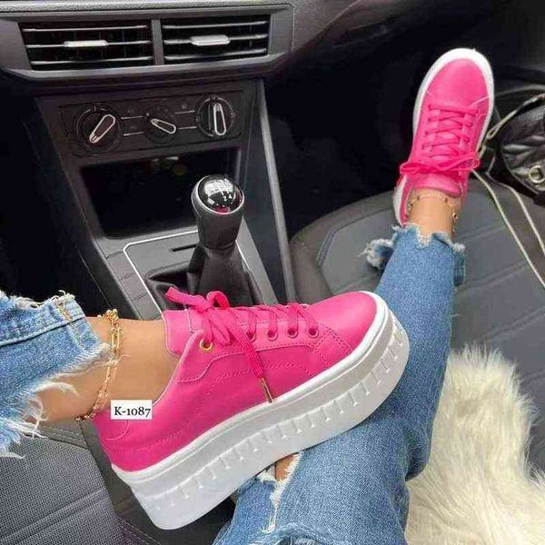 

sneakers for women's 2022 new fall outdoor fashion tennis lace up canvas casual walking breathable vulcanized shoes plus size 43 y22080