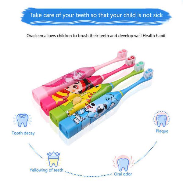 

toothbrush cammuo children's toothbrush cartoon sonic electric oral hygiene teeth care tooth brush kids battery power brush 0315