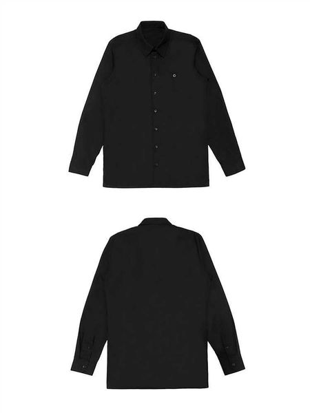 

[spot]b. n independent raf high street simons dark smile loose shirt ins trendy men's and women's coats, White;black