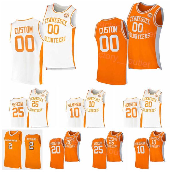 

ncaa basketball tennessee volunteers college 1 kennedy chandler jersey 25 santiago vescovi 5 zakai zeigler 13 olivier nkamhoua 10 john fulke, Black