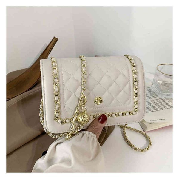 

50% off 2022 new single shoulder messenger women's bag leisure chain small fashion simple women fashion new pattern chain bags