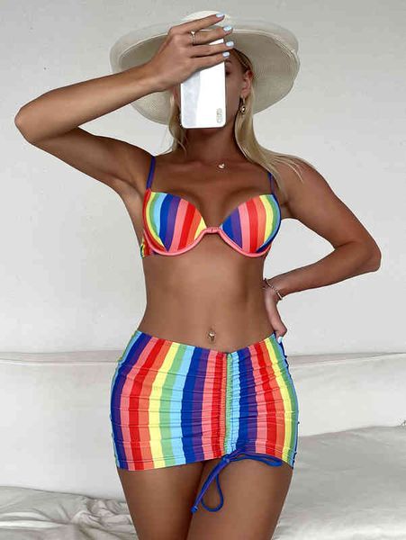 

swimsuit 2022 bikini anti-celluliteÂ swimmingÂ suit plusÂ sizeÂ dresses women's three piece split flat corner swimsuit women, White;black