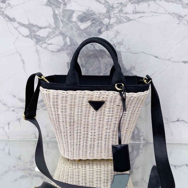

sector woven handbags women designer tote beach crossbody bags designer shoulder female purses 220510