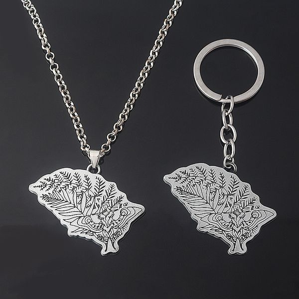 

game peripheral last necklace role play necklace fashion trend, Silver