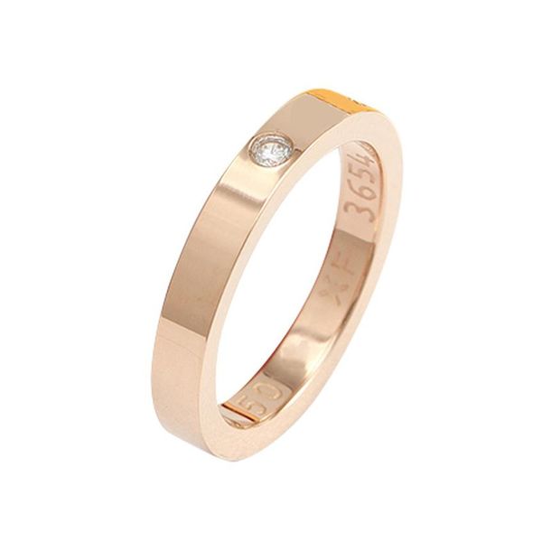 

no box 3mm 4mm titanium steel silver ring men and women nail rings for lovers couple jewelry gift236g