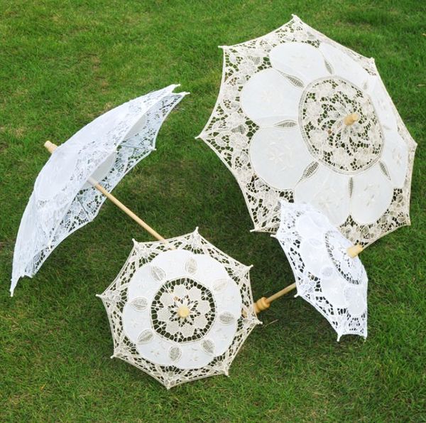 Кружевая невеста зонтика зонтика Винтаж свадебной свадебной подружки невесты зонтики для фотоподъемности SN4588