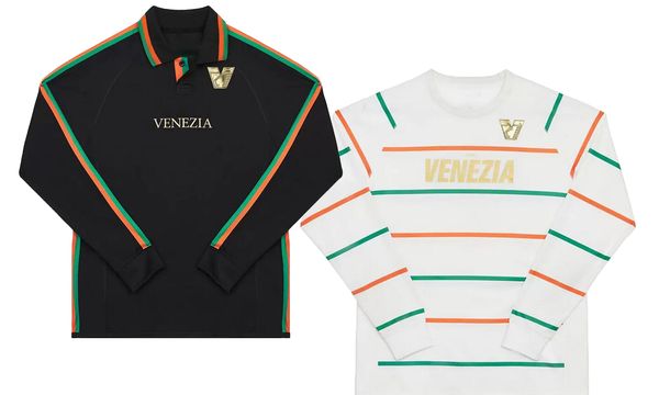 

long sleeve customized 22-23 venezia thai quality soccer jerseys shirts custom aramu 10 local forte 11 mazzocchi 7 online store yakuda drop, Black;yellow