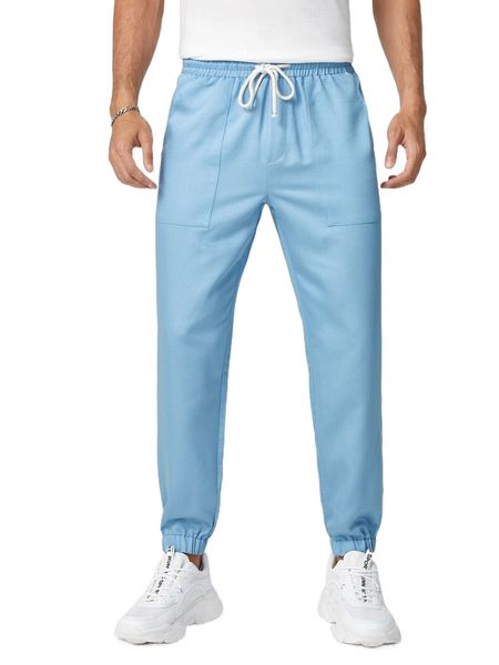 

men drawstring waist pants i1am#, Black