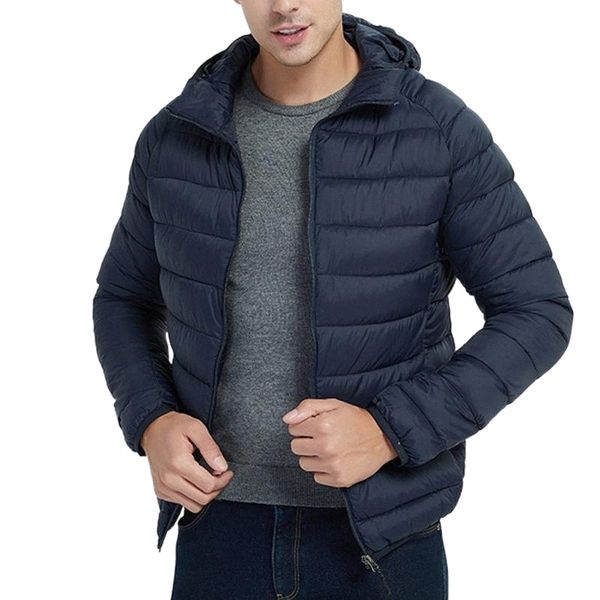 

men's jackets jacket men autumn winter style light weight overcoat outerwear coats cotton warm hooded coat s-2xl 97vg#, Black;brown