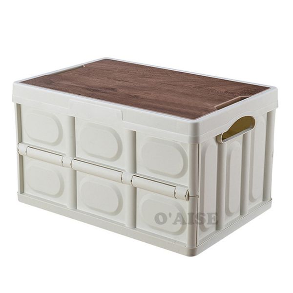 

foldable camping storage box collapsible temporary counter hff01