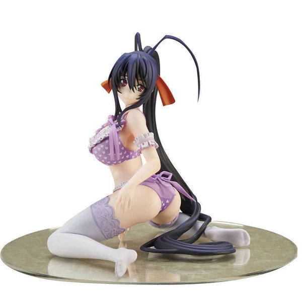 

huiya01 16cm anime bellfine figures high school dxd akeno himejima lingerie figure toy pvc action figure toy collectible model doll q0722