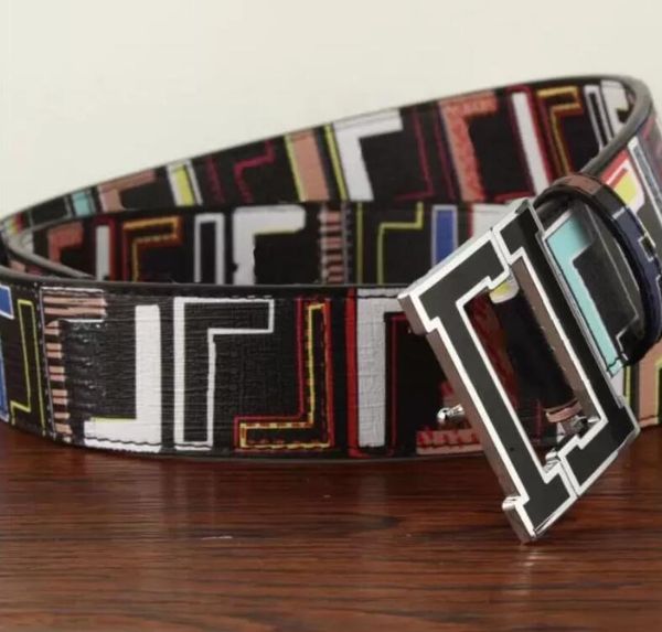 

genuine leather belt men fashion designer belts mens black buckle letter waistband cintura ceintures belt for women, Black;brown