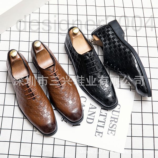 

dress shoes designer solid color men's low heel pointed head spring autumn casual comfortable fashionable daily single shoe 8722 4j3m, Black