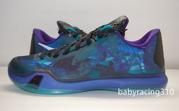 

black mamba x 10 eybl peach jam men basketball shoes sneakers sport shoe with box