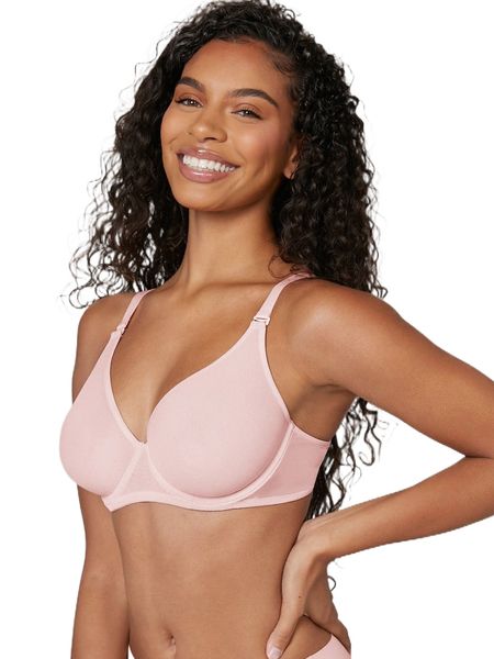 

luvlette sheer vitality mesh support bra u6ah#, Black;red