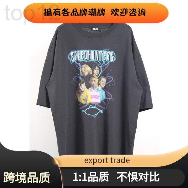 

men's t-shirts designer new band portrait short sleeve t-shirt in spring and summer of 2021 wxw8, White;black