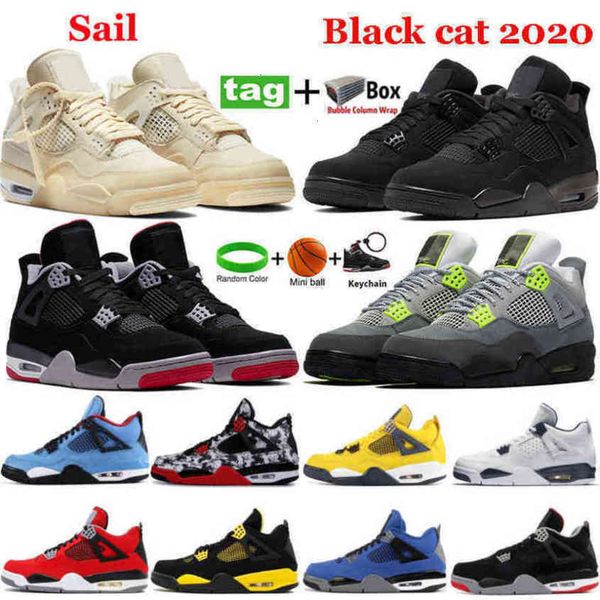 

jordns 4 4s mens basketball shoes og taupe haze white x sail bred neon black cat running sneakers metallic purple paris trainers