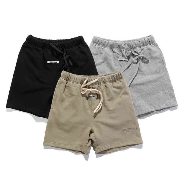 

fog high street fashion brand season 6 multi thread embroidered capris summer loose casual men and women lovers trendy shorts direct sales s, White;black