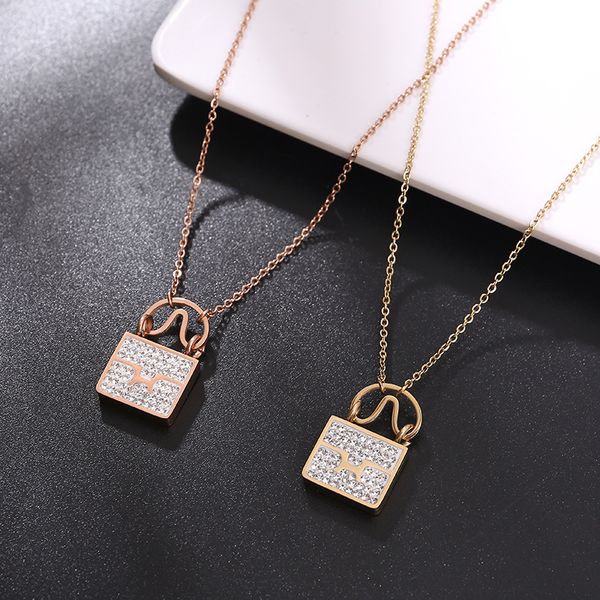 

popular women diamond bag pendant necklace holiday gift necklaces jewelry, Silver
