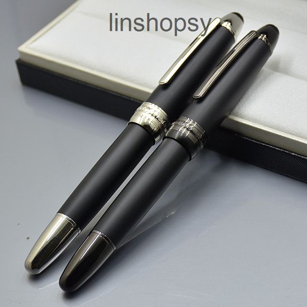 

yamalang 149 matte black metal fountain pen classic write ink fountain pens with series number stationery school office supplies christmas e