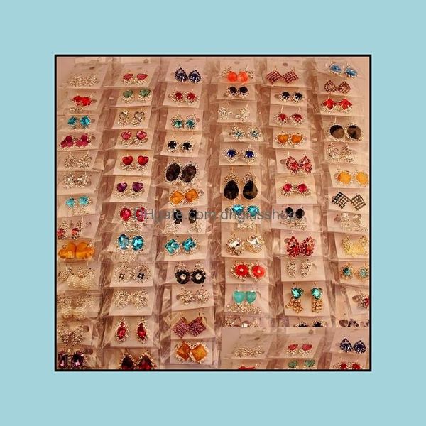 

stud earrings jewelry fashion new 100 styles diamond pearl buckle for women wedding stu dhtfw, Golden;silver