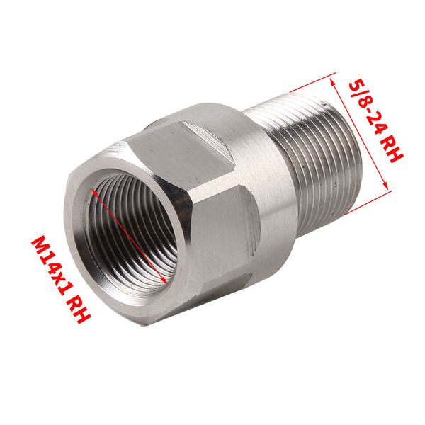 

stainless steel thread adapter 1/2-28 m14x1 m15x1 to 5/8-24 for adaptor fitting