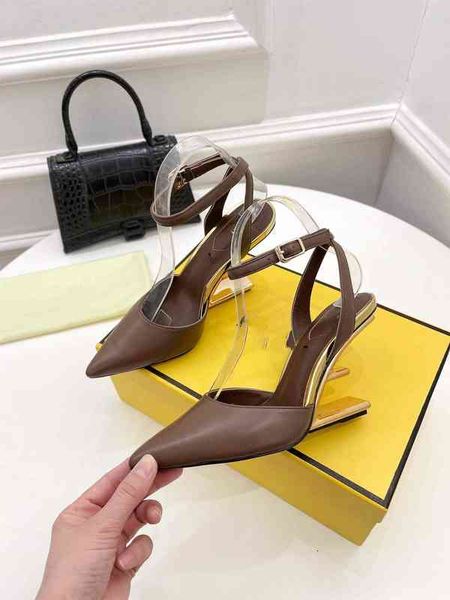 

designer women sandals high heeled shoes pointed toes sandal summer footwear fas6uwr, Black