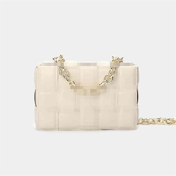 

venetas handbags bvs bottegas metal wholesale thick chain handbag pillow soft leather crossbar woven small square shoulder crossbody uu6a