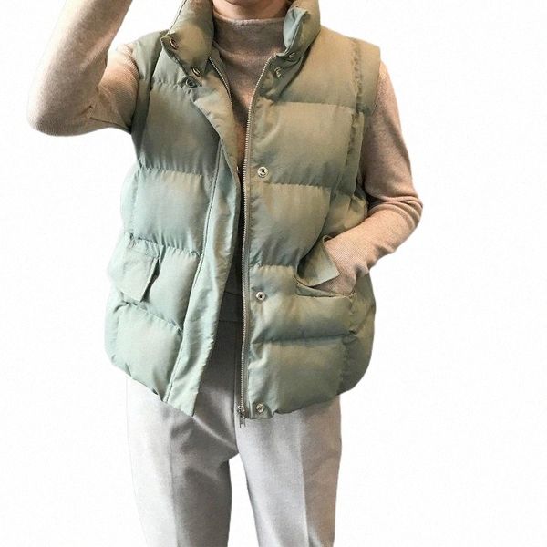 

women's vests winter coat women jacket parkas vest thick warm stand-up collar puffer plus size female 2021 fashion ladies outwear d48h#, Black;white